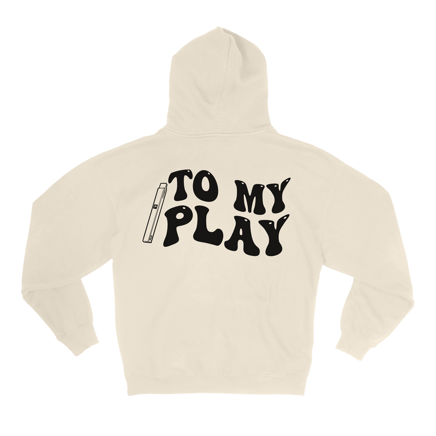 THE PLUG TO MY PLAY VDAY HOODIE - CREAM